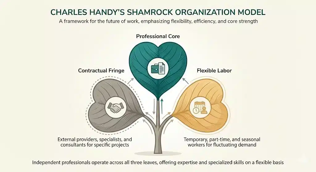 Charles_Handy_Shamrock_Organisation Charles Handy's The Shamrock Organisation