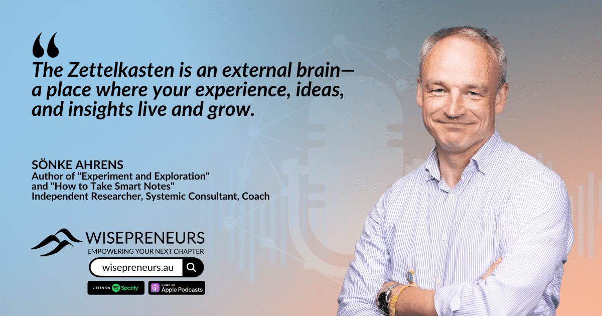 Sonke Ahrens Zettelkasten as an external brain
